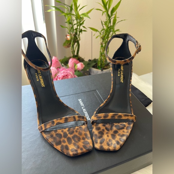 YSL leopard heels sandals - Picture 7 of 13